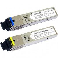 SFP-модуль IPTRONIC IPT-SFP S1SC12-G-1550-1310-I + IPT-SFP S1SC12-G-1310-1550-I Kit