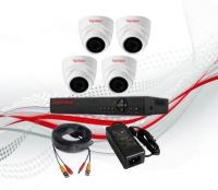 Комплект видеонаблюдения внутренний 4 камеры 5МР