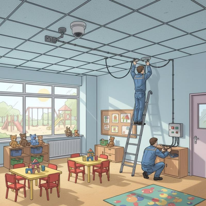 Установить видеонаблюдение в детском саду заказать в Артёме, цена, интернет магазин cameralook