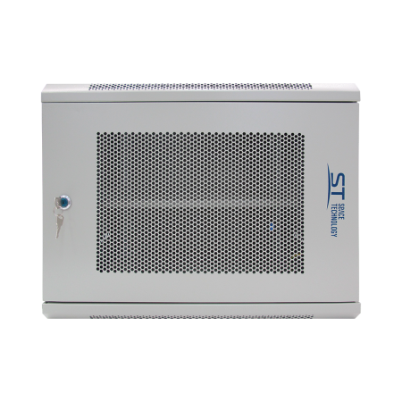 Шкаф телекоммуникационный настенный ST-NCP9U600 (СЕРЫЙ) С ПОЛКОЙ